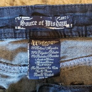 Source of wisdom sz 16 jeans